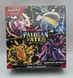 Pokemon TCG Paldean Fates Booster Bundle Sealed - Image 1