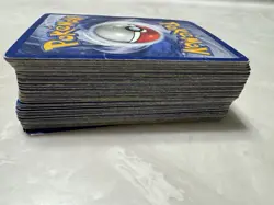 Pokemon Base Set Unlimited Common Uncommon 85 Card Lot Heavy Played - Damaged - Image 3