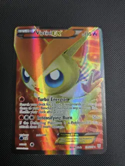 Pokemon Plasma Storm Victini EX #131 Full Art Holo Foil NM - Image 1