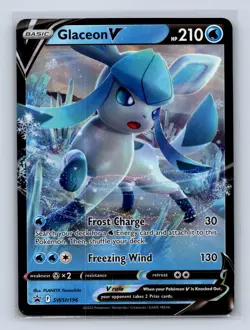 Glaceon V SWSH196 Holo SWSH: Sword & Shield Promo Cards NM Pokemon TCG Card - Image 1