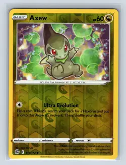 Axew 110/172 Reverse Holo SWSH09: Brilliant Stars NM Pokemon TCG Card - Image 1