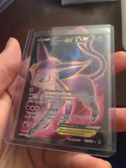 Pokemon TCG Espeon-EX BREAKPoint 117/122 Holo Full Art 2016 - Image 2
