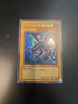 LP Yugioh Red-Eyes Black Dragon SDJ-001 Unlimited Please Read Description - Image 1