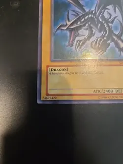LP Yugioh Red-Eyes Black Dragon SDJ-001 Unlimited Please Read Description - Image 5