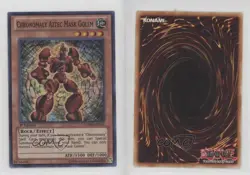 Chronomaly Aztec Mask Golem 1st Ed. YuGiOh Number Hunters #NUMH-EN001 04h1 - Image 3