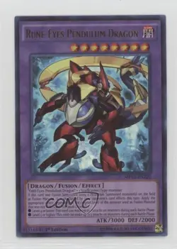 Rune-Eyes Pendulum Dragon 1st Ed. YuGiOh Mega-Tins Mega Pack #MP15-EN220 04h1 - Image 1