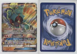 Marshadow GX German Pokemon Sun & Moon Burning Shadows #80 15fy - Image 3