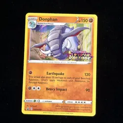 Donphan SWSH067 Stamped Prerelease Black Star Promo 067 Sw & Sh (NM) Pokemon - Image 1