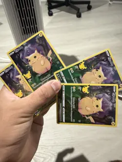 X4 Pokemon TCG Pikachu Celebrations 005/025 Holo Rare 2021 MINT - Image 2