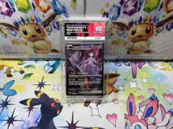 Pokemon TCG Team Rocket's Mewtwo Ex 231/182 Graded ACE 10 - Perfect Sub Grades - Image 1