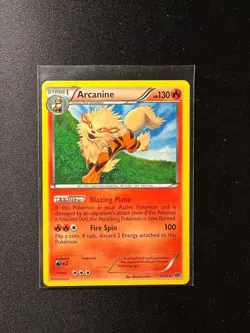Arcanine - 12/99 - Rare Black & White 4: Next Destinies NM Pokemon Card - Image 1