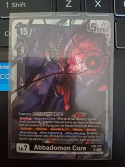 Digimon Card Game Abbadomon Core EX9-057 Super Rare Versus Monsters NM - Image 1