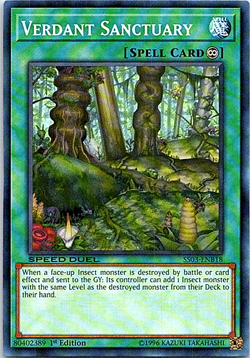 Verdant Sanctuary SS03-ENB18 Yu-Gi-Oh! Card Near Mint 1st Edition - Image 1
