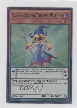 Super Rare - Performapal Trump Witch Unlimited YuGiOh Fusion Enforcers 00ah - Image 1