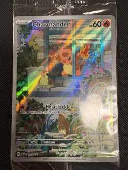 Charmander 044 SVP 044SVP Pokemon Center Stamp Stamped Promo Pokemon Card SEALED - Image 1