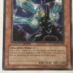 Yugioh Barrel Dragon MC1-EN002 Secret Rare Limited Edition LP - Image 3