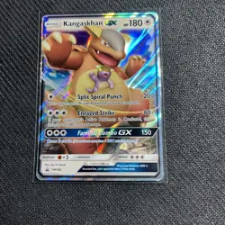 Pokemon TCG Kangaskhan GX Black Star Promo Card SM188 Holo - Image 1