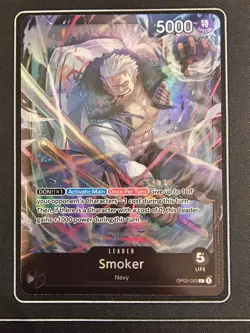 OP02-093 Smoker Foil Leader - One Piece Card Game TCG - ST-19 English NM/M - Image 1