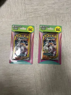 Pokemon TCG Cosmic Eclipse 3 Card Booster Pack Sun & Moon 2019 4 sealed packs - Image 1