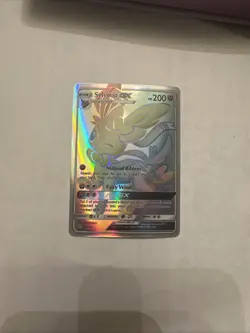 Pokemon Sylveon GX Guardians Rising Card 158/145 Secret Rare SM Rainbow Holo - Image 1