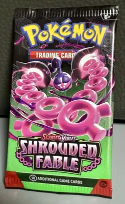 Pokemon TCG: Scarlet and Violet Shrouded Fable Booster Pack Sealed Random Art - Image 1