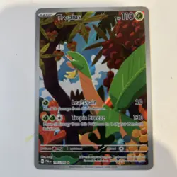 Pokemon TCG Tropius 195/193 Scarlet & Violet Paldea Evolved Illustration - Image 3