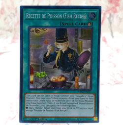 Yugioh - Recette De Poisson (Fish Recipe) WISU-EN037 Super Rare - NM/M - Image 1