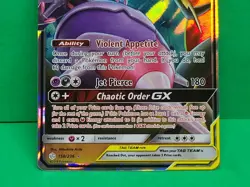Pokemon Tag Team MINT Condition Cosmic Eclipse Naganadel & Guzzlord GX 158/236 - Image 4