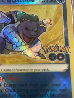 2022- Pokemon Radiant Blastoise Pokemon Go- 018/078 Holo Cgc Mint 9 - Image 5