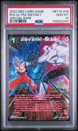 Realm of the Gods - Ultra Instinct Son Goku SPR  Dragon Ball Card Game PSA 10 - Image 1
