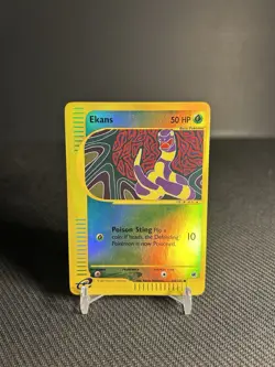Pokemon TCG Ekans 108/165 Expedition Reverse Holo MP - Image 1