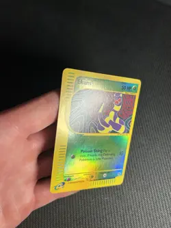Pokemon TCG Ekans 108/165 Expedition Reverse Holo MP - Image 4