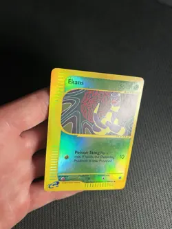 Pokemon TCG Ekans 108/165 Expedition Reverse Holo MP - Image 5