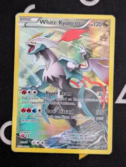 XY Promo - White Kyurem XY81 Full Art Promo - HP DMG Pokemon TCG - Image 1