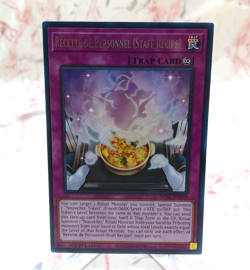 Yugioh - Recette De Personnel (Staff Recipe) WISU-EN039 Rare - NM/M - Image 1