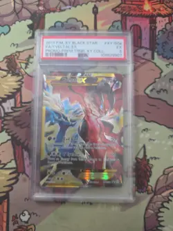 PSA 5 Pokemon TCG Yveltal EX #XY150a 2017 Pokemon XY Black Star Promo Full Art - Image 1