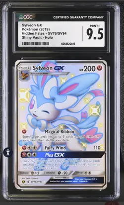 Pokemon Hidden Fates Sylveon GX SV76/SV94 CGC Mint 9.5 - Image 1