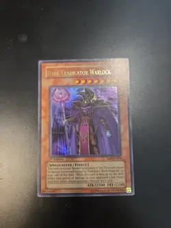 Yugioh Dark Eradicator Warlock SD6-EN001 Ultra Rare 1st Ed NM - Image 1