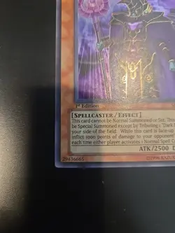 Yugioh Dark Eradicator Warlock SD6-EN001 Ultra Rare 1st Ed NM - Image 4