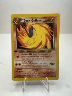 Pokemon Dark Quilava - 39/105 Neo Destiny - 1st Edition Non Holo Uncommon - LP - Image 1