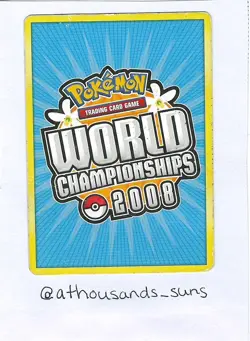 Pokemon 2008 World Championships Mew 101/101 Non-Holo Gold Star Delta Species MP - Image 2
