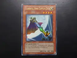 Yugioh - Elemental Hero Captain Gold FOTB-EN014 Ultra Rare 1st Edition - Image 1
