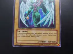 Yugioh - Elemental Hero Avian EHC1-EN001 Secret Rare Promo - Image 3