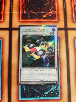 Yugioh Formula Synchron RA04-EN143 Platinum Secret Rare NM - Image 1