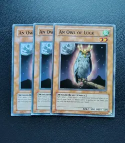 Yu-Gi-Oh - An Owl Of Luck X3 - Full Playset - Image 1