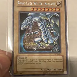 Yugioh Blue-Eyes White Dragon PCK-001 Kaiba Prismatic Secret Rare EX/NM - Image 1