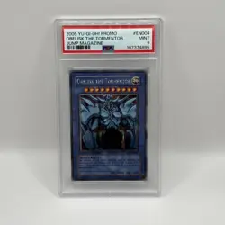 2005 Yu-Gi-Oh! Promo Jump Magazine #EN004 Obelisk The Tormentor PSA 9 MINT - Image 1