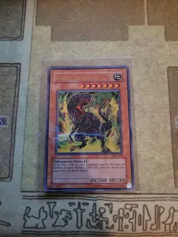 YUGIOH BLACK TYRANNO IOC-075 ULTRA UNLIMITED ED NM 1996 PRINT - Image 1