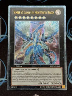Yugioh Number 62: Galaxy-Eyes Prime Photon Dragon PRIO-EN040 1st ed ULTIMATE EU - Image 2