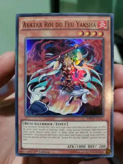 Yugioh: AVATAR ROI DU DEU YAKSHA MP14-FR121 [Super Rare] [1st Edition] French NM - Image 1